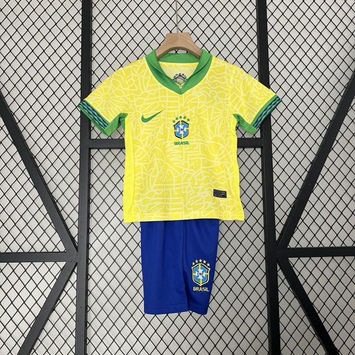 Brasil Brazil jersey 2024 Home Kid Kits
