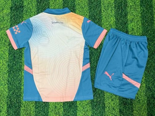 Manchester City jersey 24/25 Fourth Kids Kits