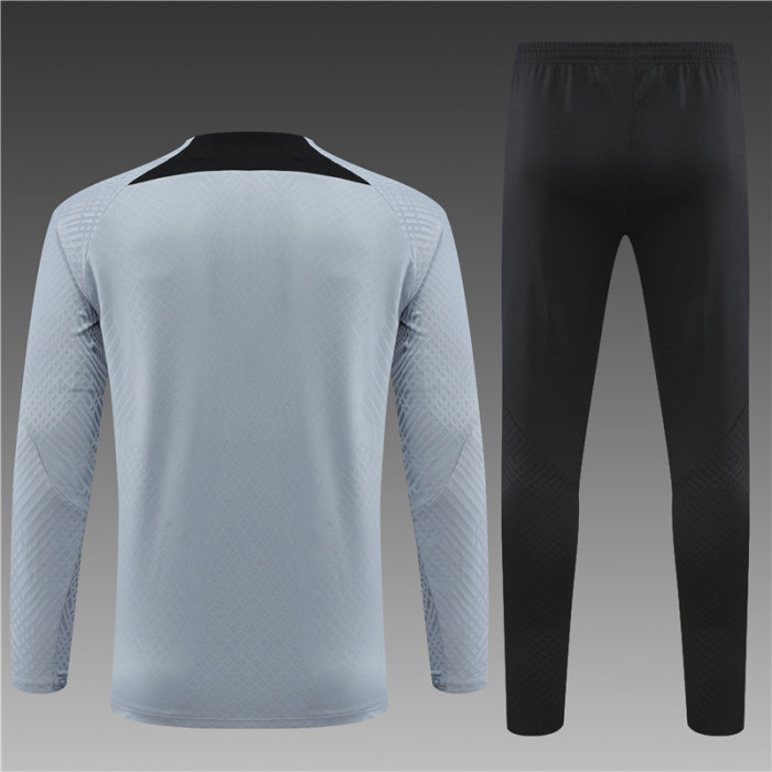 PSG Tracksuit 23/24 Light grey Quater Zip Training Kit