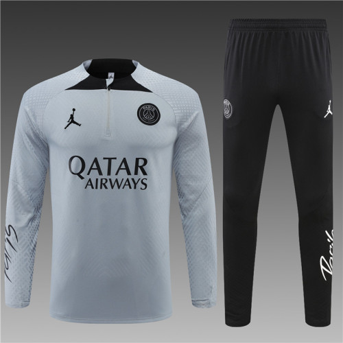 PSG Tracksuit 23/24 Light grey Quater Zip Training Kit