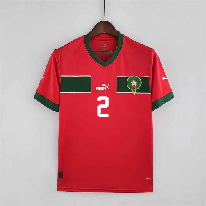 Morocco Jersey 2022 Home Kit