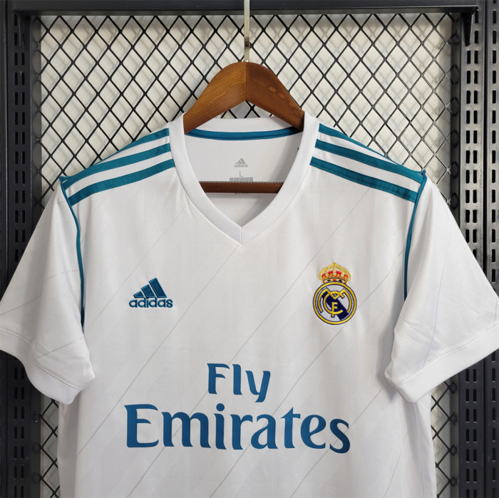 Real Madrid Jersey 2017/18 Retro Home Kit