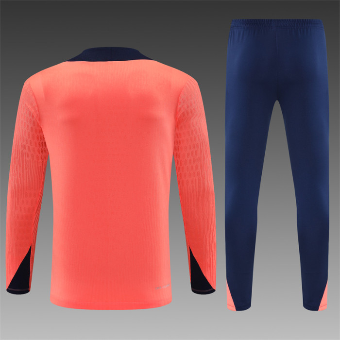 Barcelona Tracksuit 24/25 Orange Quater Zip Training Kit