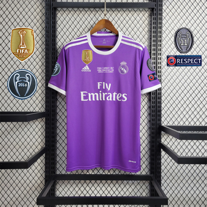 Real Madrid Jersey 2016/17 Retro Away Kit