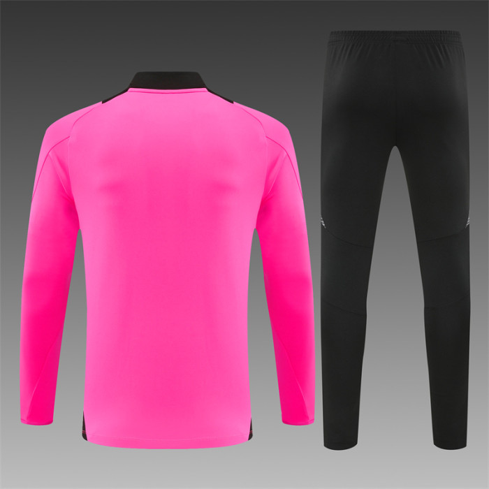 Real Madrid Tracksuit 24/25 Rose red Quater Zip Training Kit