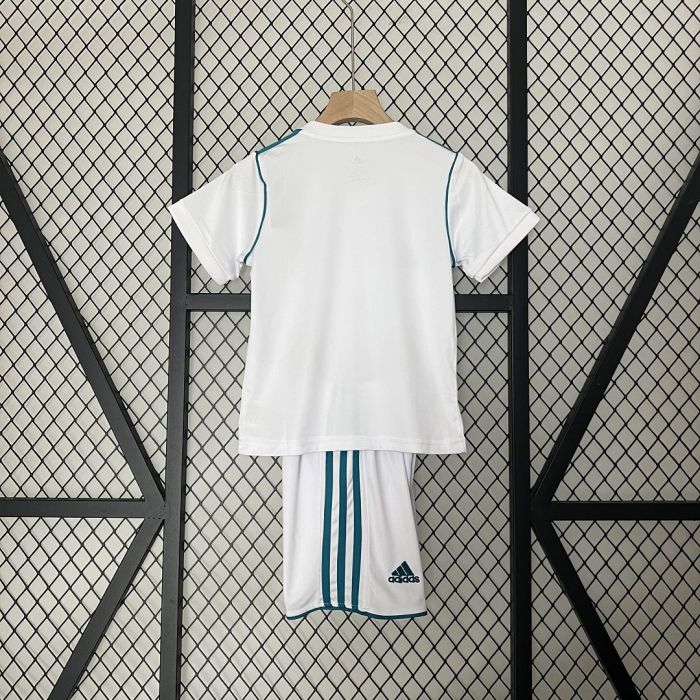 Real Madrid Jersey 2017/18 Retro Home Kids Kits
