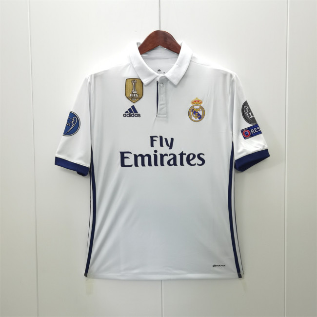 Real Madrid Jersey 2016/17 Retro Home Kit