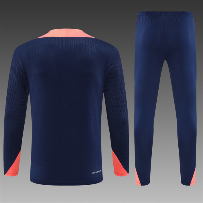 Barcelona Tracksuit 24/25 Royal blue Quater Zip Training Kit