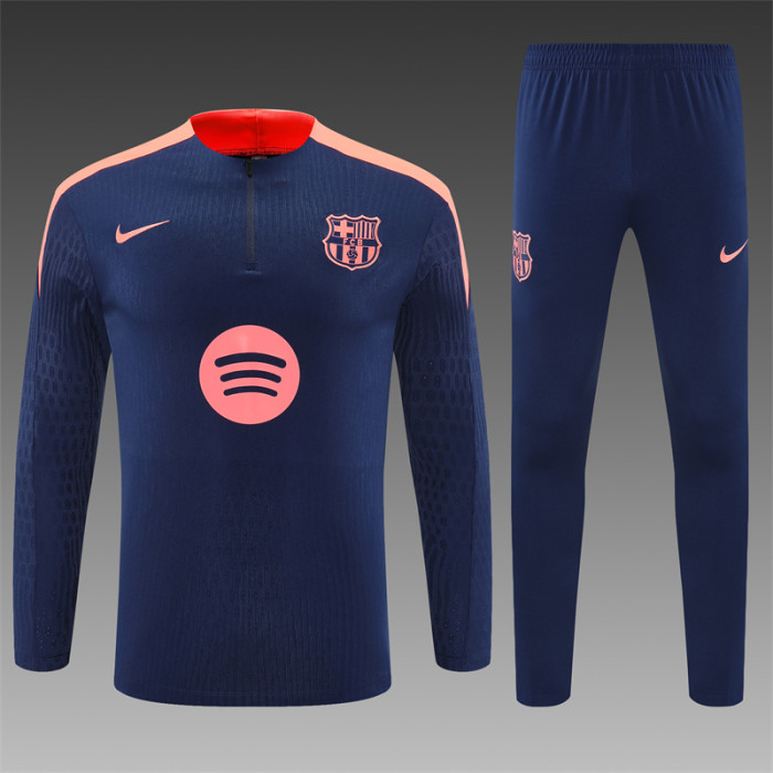 Barcelona Tracksuit 24/25 Royal blue Quater Zip Training Kit