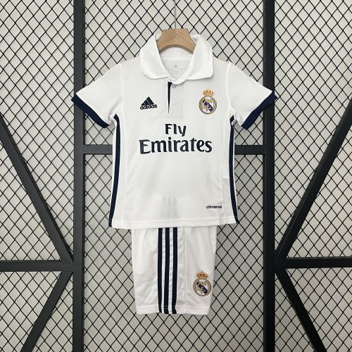 Real Madrid Jersey 2016/17 Retro Home Kids Kits