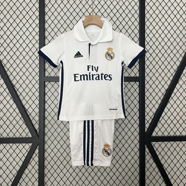Real Madrid Jersey 2016/17 Retro Home Kids Kits