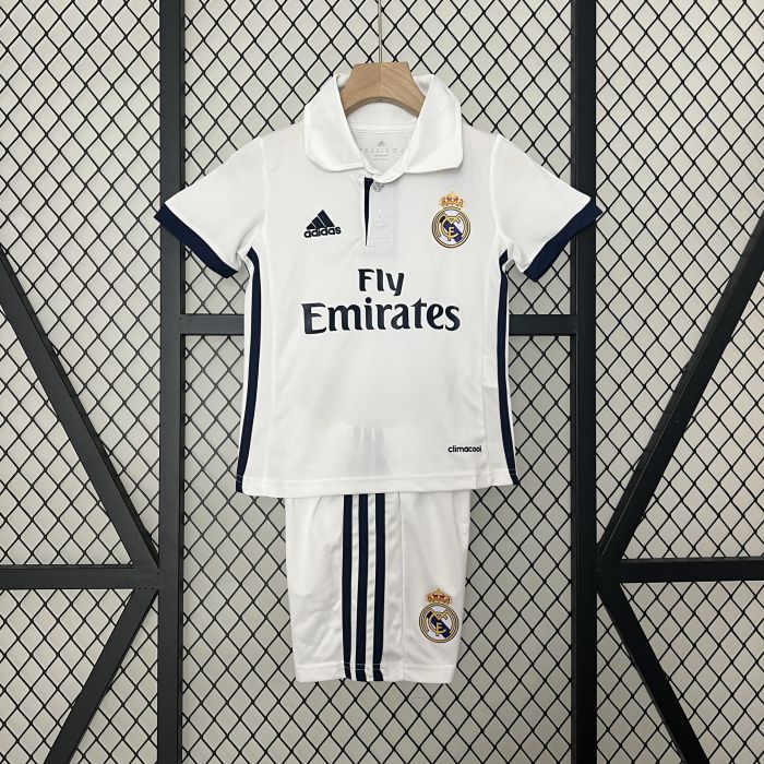 Real Madrid Jersey 2016/17 Retro Home Kids Kits