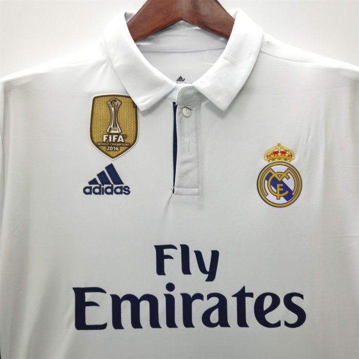 Real Madrid Jersey 2016/17 Retro Home Kit