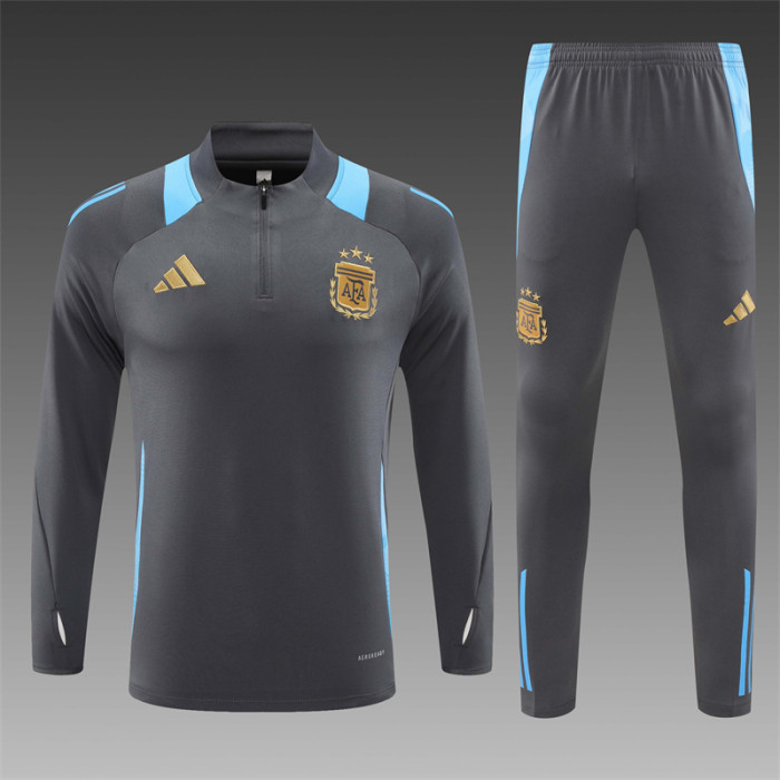 Argentine tracksuit 24/25 Dark grey Quater Zip Training Kit