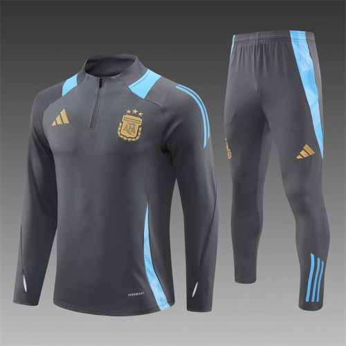 Argentine tracksuit 24/25 Dark grey Quater Zip Training Kit
