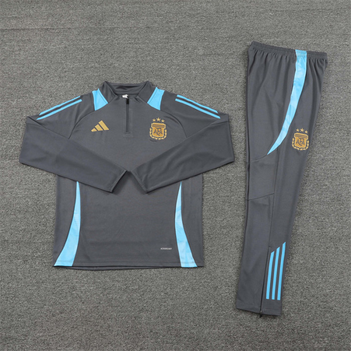Argentine tracksuit 24/25 Dark grey Quater Zip Training Kit