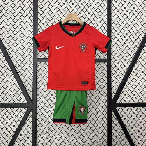 Portugal Jersey 2024 Home Kids Kits