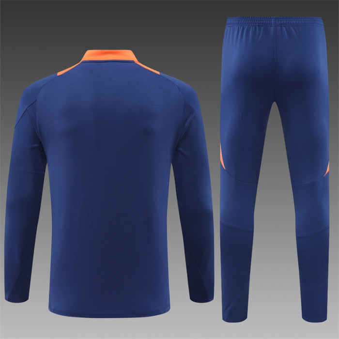 Manchester United 24/25 Royal blue Quater Zip Training Kit