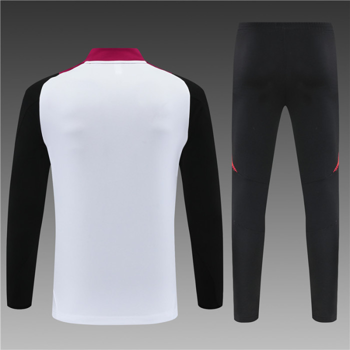 Manchester United 24/25 White Quater Zip Training Kit