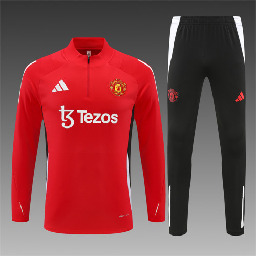Manchester United 24/25 Red Quater Zip Training Kit