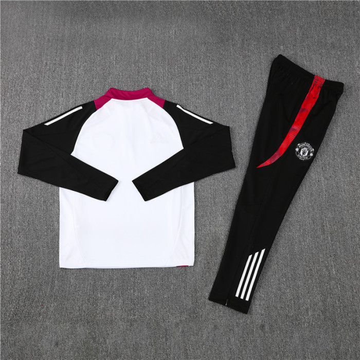 Manchester United 24/25 White Quater Zip Training Kit