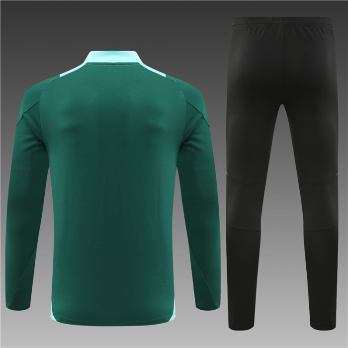 Manchester United 24/25 Green Quater Zip Training Kit