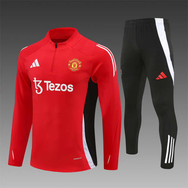 Manchester United 24/25 Red Quater Zip Training Kit