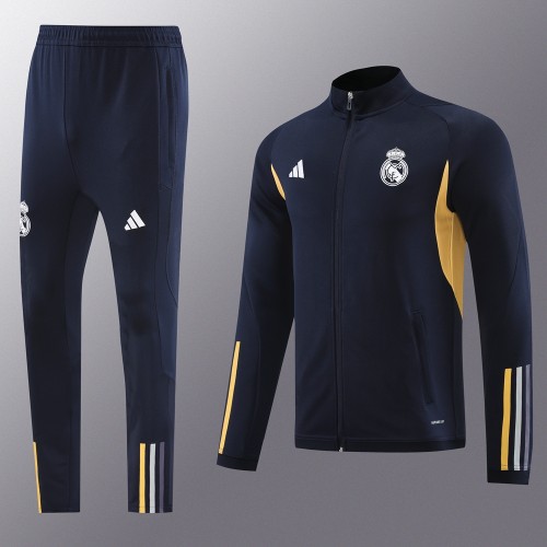 Real Madrid Tracksuit Royal blue Full Zip Training Kit Jacket