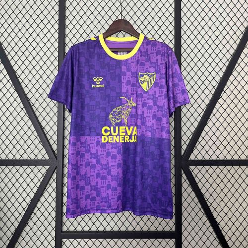 Malaga jersey 24/25 Purple Shirt