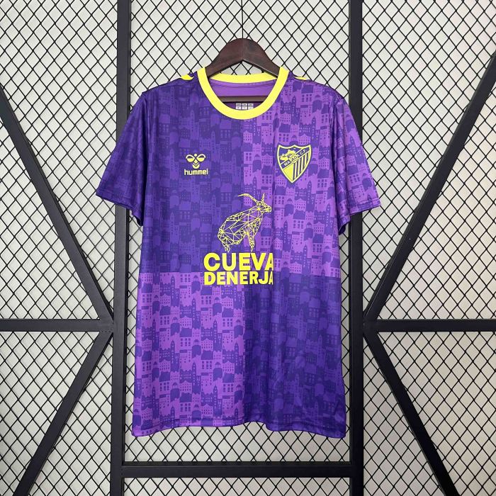 Malaga jersey 24/25 Purple Shirt