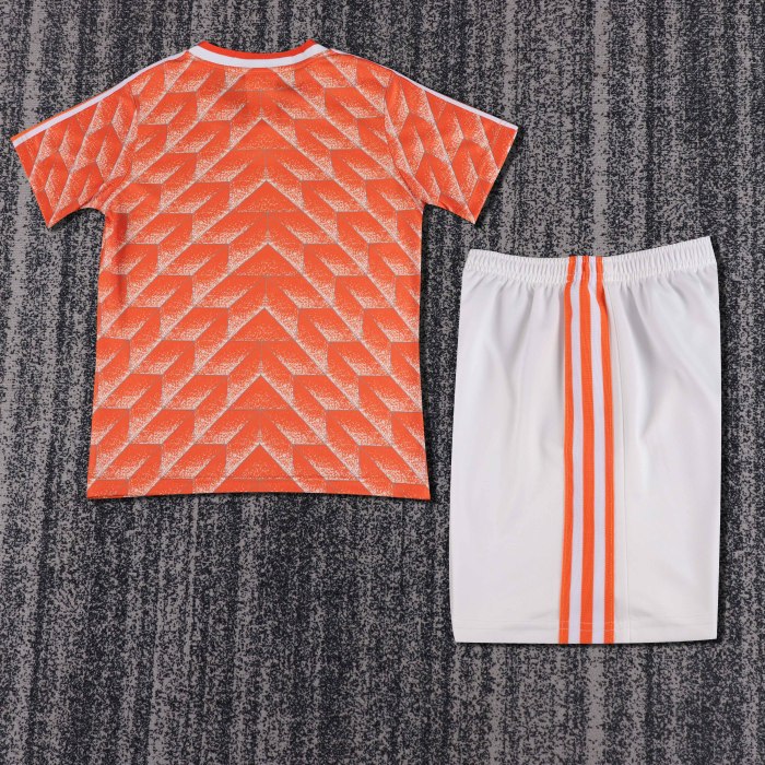 Netherlands jersey 1988 Retro home kids kits