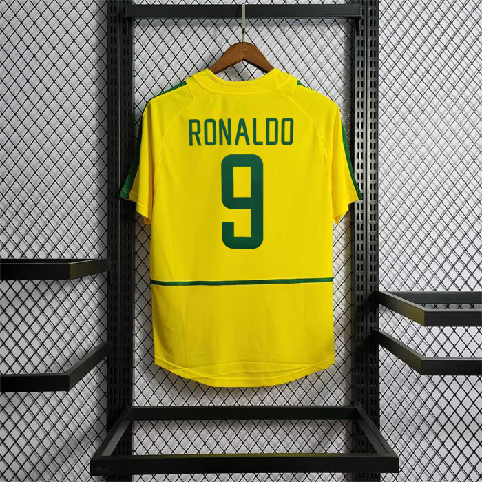 Brasil Brazil jersey 2002 Retro Home kit