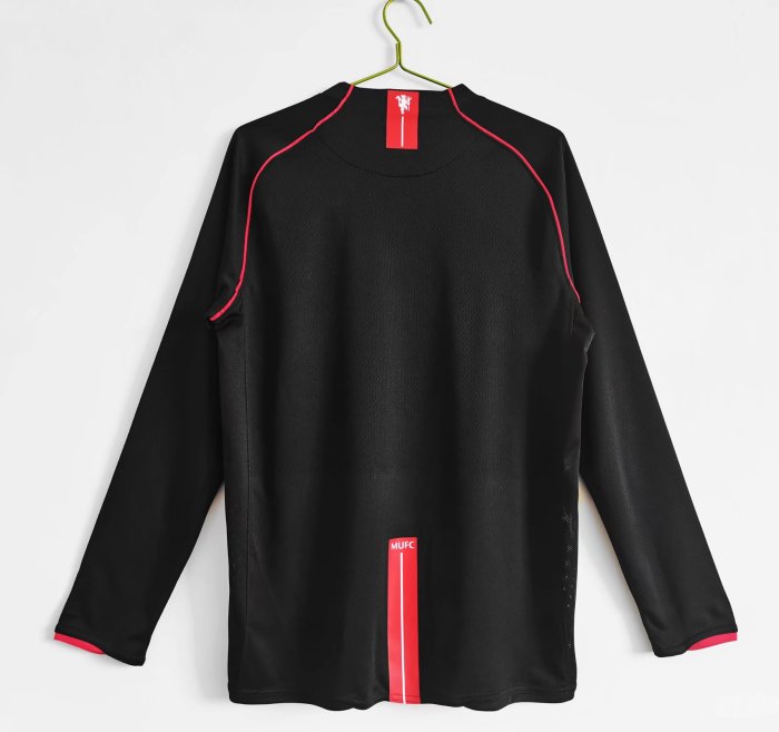 Manchester United Jersey 2007-2008 Champions League Away Long Sleeve