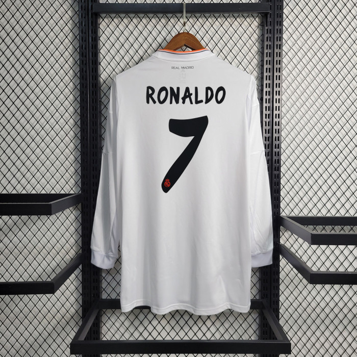 Real Madrid Jersey 2013/14 Home Long Sleeve Shirt