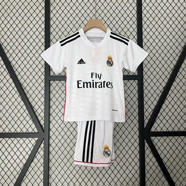 Real Madrid Jersey 2014/15 Retro Home Kids Kits