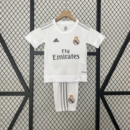 Real Madrid Jersey 2015/16 Retro Home Kids Kits