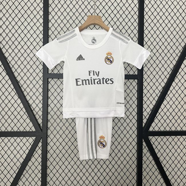 Real Madrid Jersey 2015/16 Retro Home Kids Kits