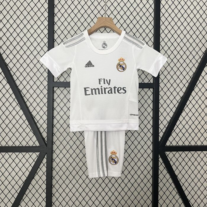 Real Madrid Jersey 2015/16 Retro Home Kids Kits