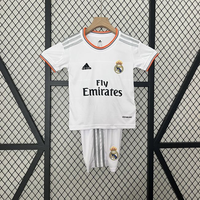 Real Madrid Jersey 2013/14 Retro Home Kids Kits