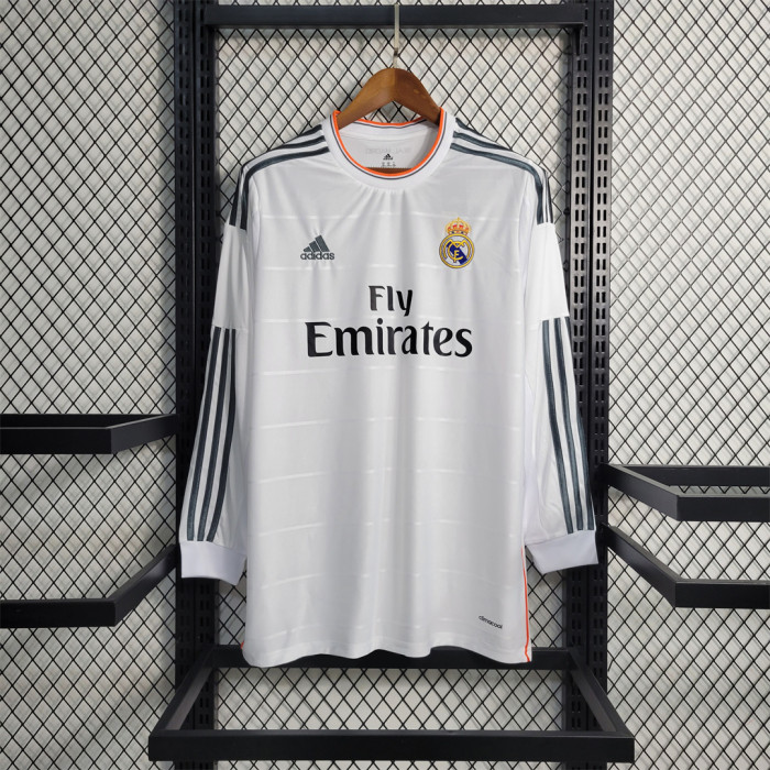 Real Madrid Jersey 2013/14 Home Long Sleeve Shirt