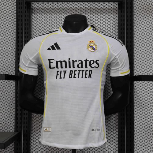 Real Madrid Jersey 2025/26 Home Kit Player Version Shirt