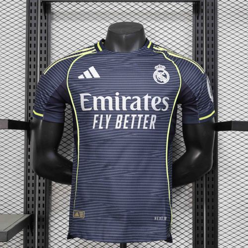 Real Madrid Jersey 2025/26 Away Kit Player Version Shirt