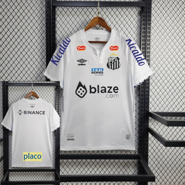 Santos jersey 2024/25 Home Kit Neymar JR Football Shirt