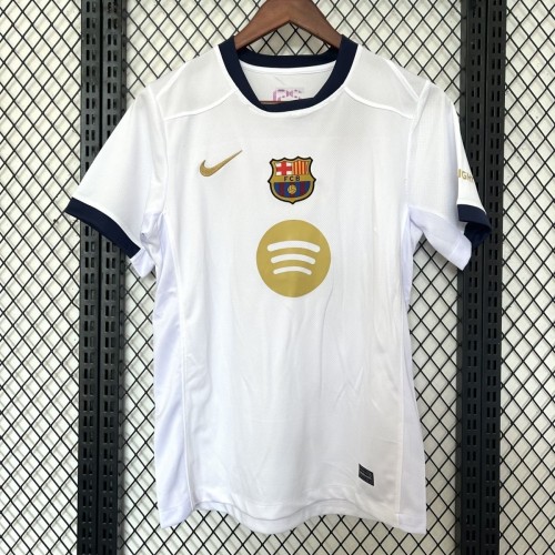 Barcelona Jersey 2025/26 Away Kit White Shirt