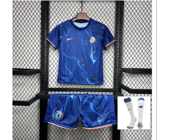 Chelsea jersey 24/25 home kids kits with socks