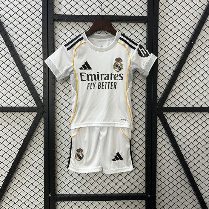 Real Madrid  jersey 2025/26 Home Kids Kits