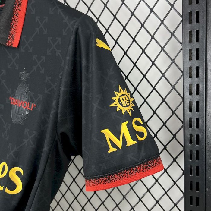 AC Milan Jersey 24/25 Fourth Black Shirt