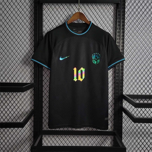 Brasil Brazil Concept Black Shirt 2022