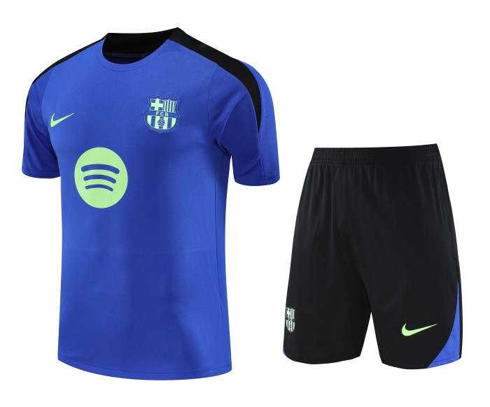 Barcelona 2025/26 Short Sleeve Men Training Suits