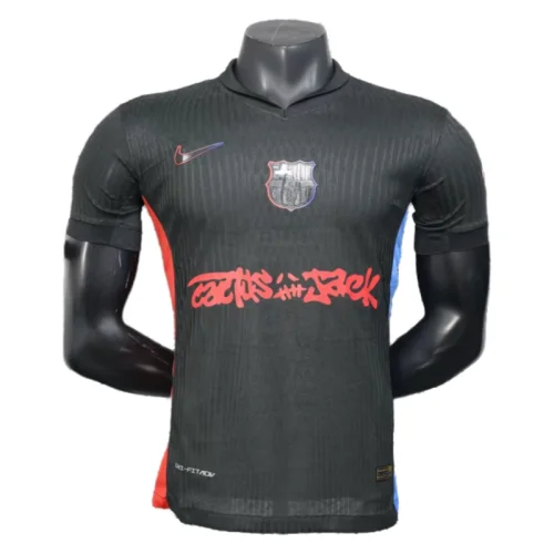 Barcelona X Travis Scott Away Kit Player Version Shirt 24-25